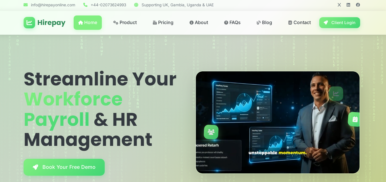Hirepay - Modern Payroll Management Software Solution